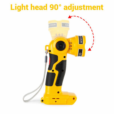 For DeWALT LED 20V 20Volt MAX Cordless LED Pivoting Work Light Flashlight TOOLSO