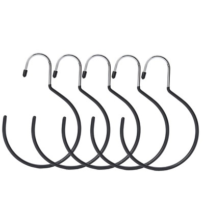Belt Hangers Ties Rack 5 Pack Non Slip Organizer Hangers Hook Rack for Belts ...