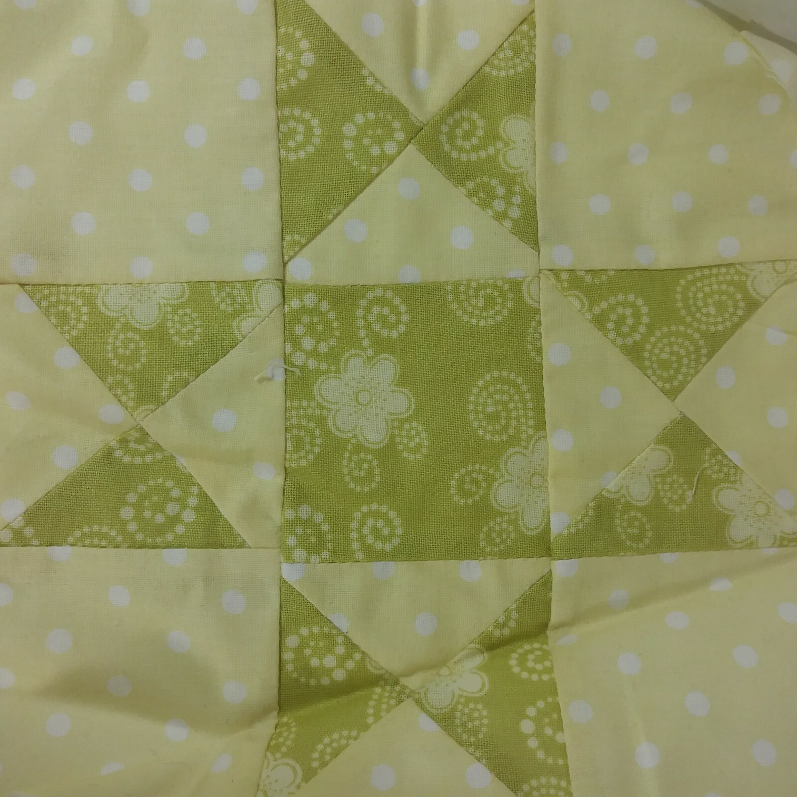 Vintage Quilt Blocks Stare Cotton Lot of 6 6 1/2 x 6 1/2