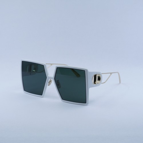 Pre-owned Dior 30montaigne Su 97c0 Ivory/gold/dark Green 58-15-130 Sunglasses