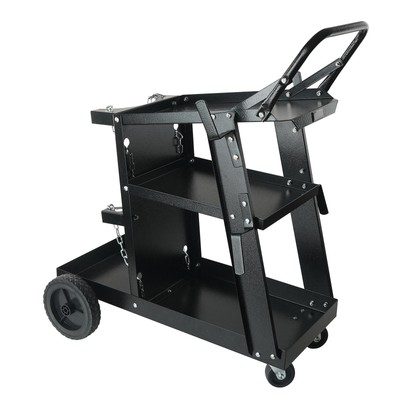 VEVOR Welding Cart, 3-Tier Welder Cart Heavy Duty with 400 Lbs Weight Capacity, 