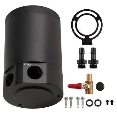 ÖlCatchTank Ölsammler Ölbehälter Oil Auffangbehälter PCV universal 2-Port