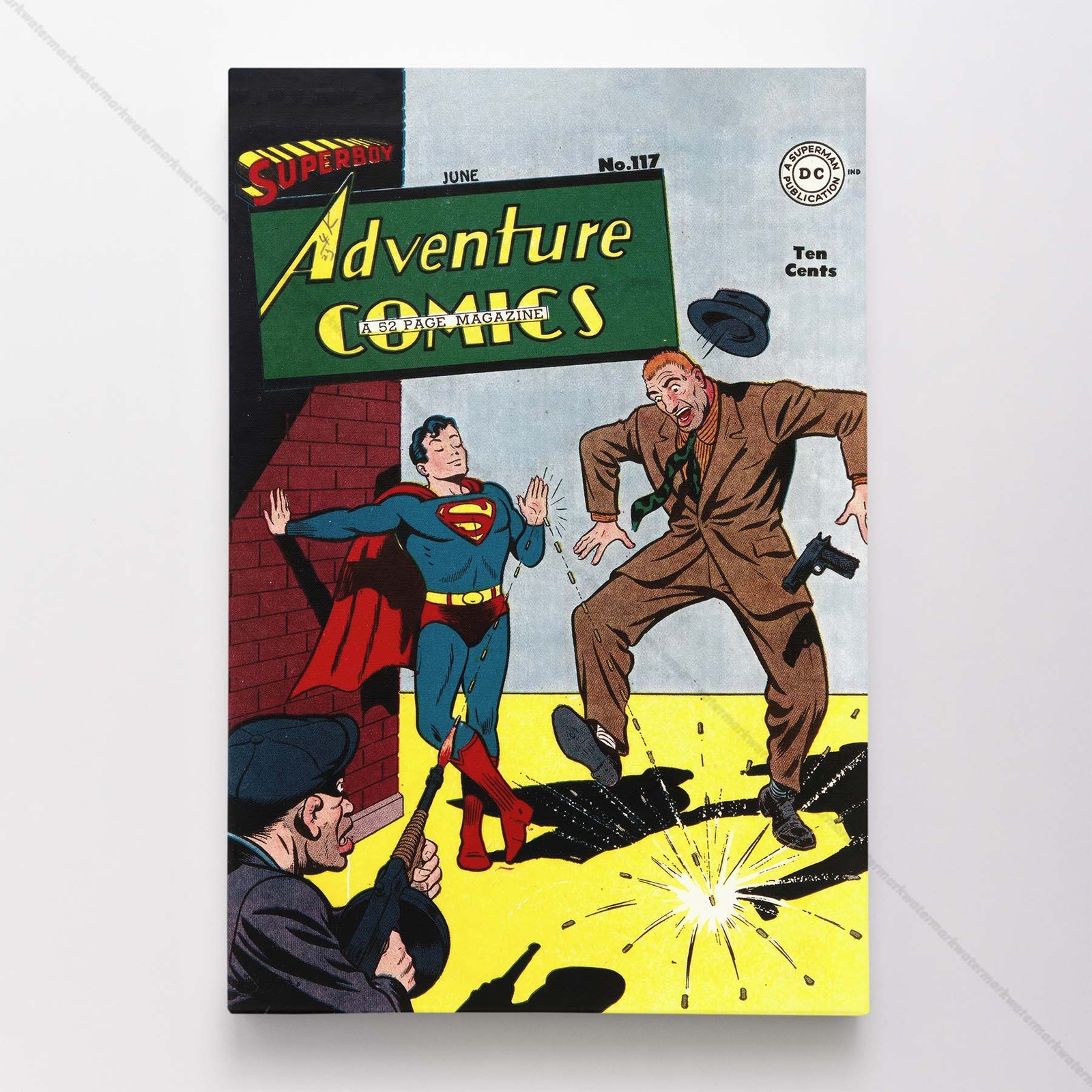 Superman Poster Canvas Comic Book Cover Art DC Print #14207
