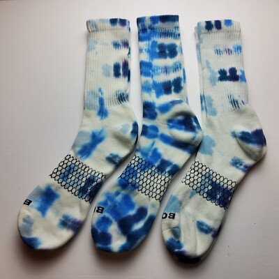 Bombas Tie Dye Calf Socks Lot Of 3 Size L