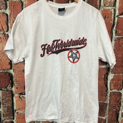 HUF Thrasher White Shirt Large Mens