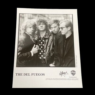 1987 The Del Fuegos Press Photo 8 X 10 Boston Garage Band Dan and Warren Zanes