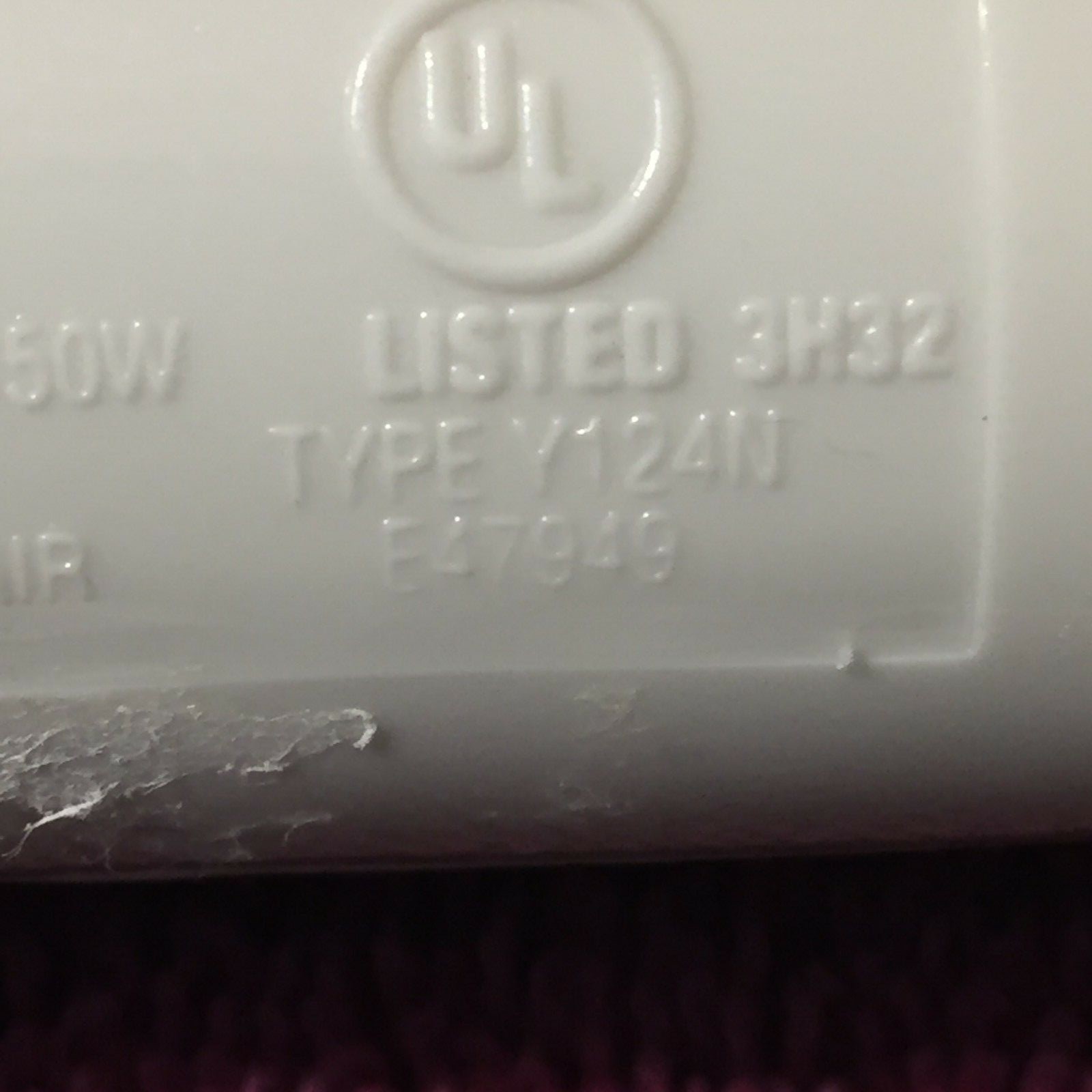 Conair Hair Dryer Blower Air Brush BM20X Styling Beauty Tool White Purple