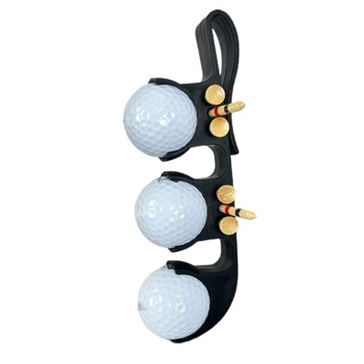 Tee Holder For Golf Bag Golf Ball Holder For Golf Cart Impact-resistant security