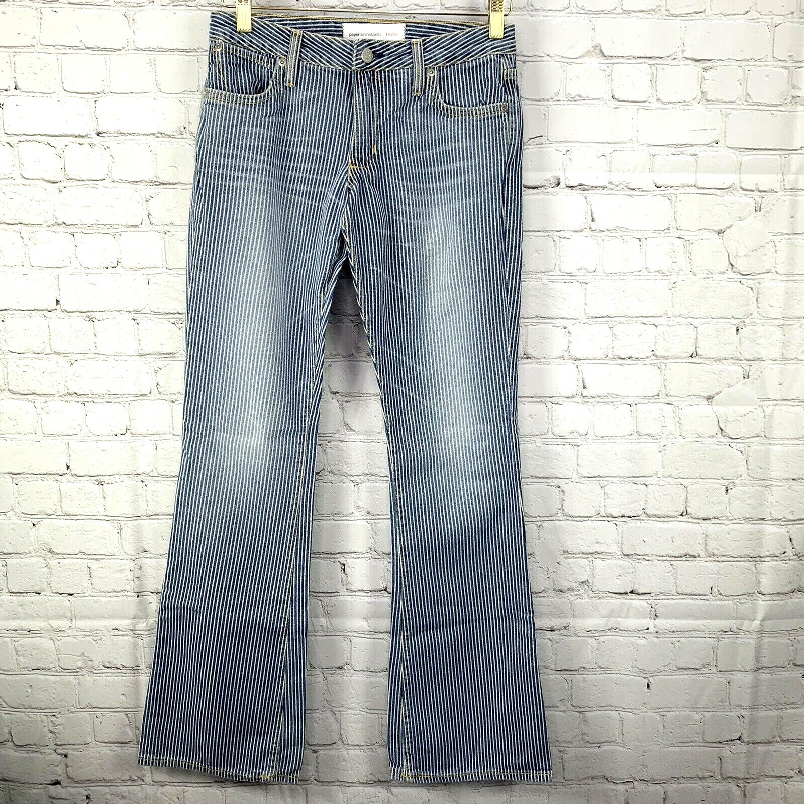 Paper Denim Cloth Jeans Pinstripe size 25 Engrineer Stripe