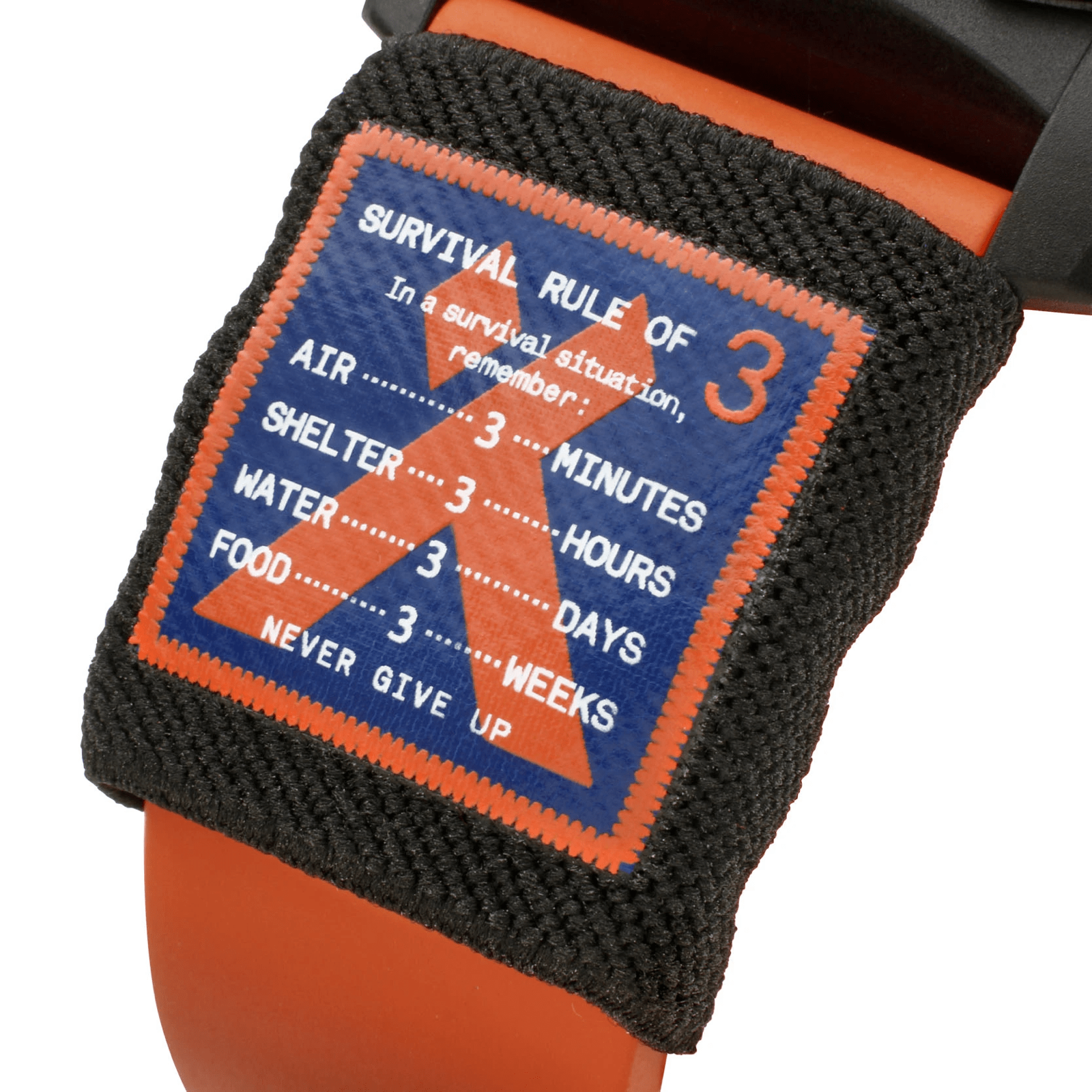 Pre-owned Luminox Bear Grylls Xb.3723.r3.1 Survival Rule Of 3 Rubber Quartz Men's Watch