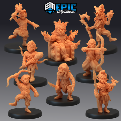GOBLIN, Dungeons and Dragons Miniature, Fantasy RPGs Goblin Creature Warrior