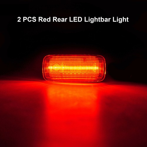 4PCS/Set Black Front Rear LED Side Marker Light Lamps For 10-18 Ram Double Wheel