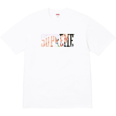 SUPREME Tera Patrick Tee Short Sleeve Top in White Cotton T-Shirt FW24 Size XL