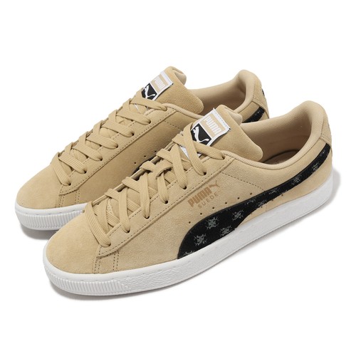 

Мужская повседневная обувь Puma Suede T7 Light Sand Khaki Black White 388717-01, Suede T7