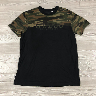 Camo hot sale guess shirt