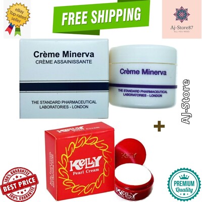 Minerva Crème For Acne + Kelly Pearl Whitening Cream 
