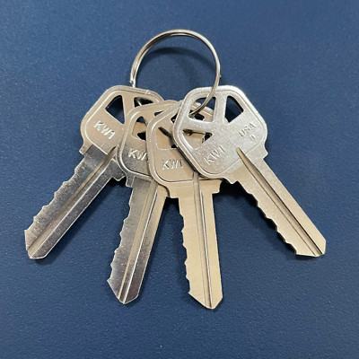 (4) Kwikset KW1 House Keys Cut by Code OR Random 5-pin Key NS - READ DISCLAIMER!