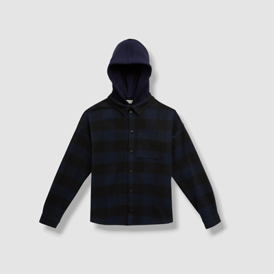 Palm angels plaid best sale hoodie