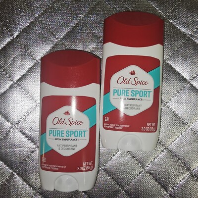 Old Spice Pure Sport Deodorant High Endurance 3 oz Exp: 2025 Lot Of 2