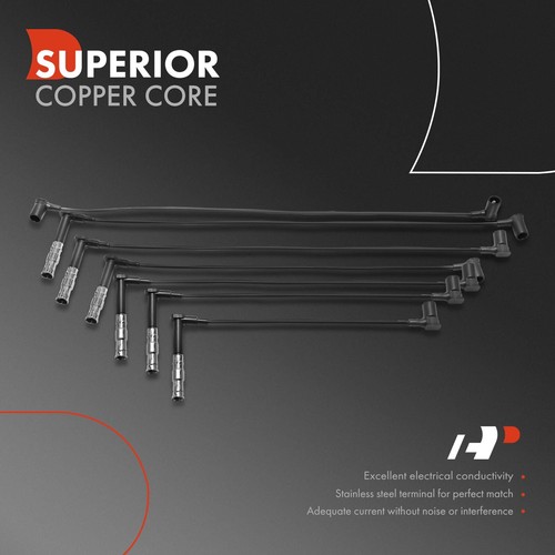 7x Spark Plug Wire Sets for Mercedes-Benz W124 300CE 300E W140 300SE R129 300SL