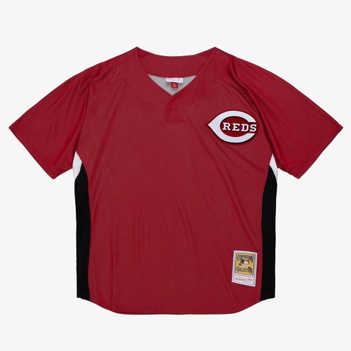 Мужской ПУЛОВЕР Mitchell & Ness MLB AUTHENTIC ИЗ ДЖЕРСИ BP, КРАСНЫЙ, 2007, КЕН ГРИФФИ-МЛАДШИЙ