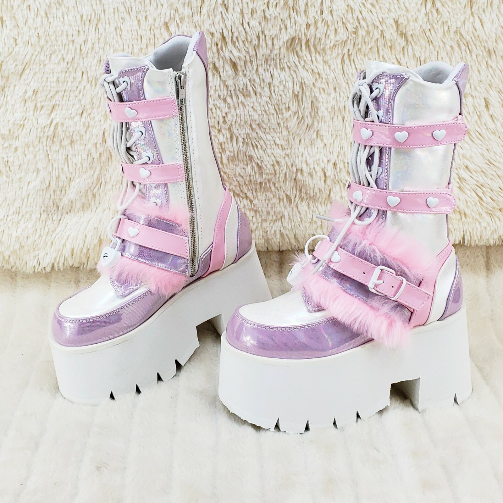 demonia 厚底 ブーツ us5 取り寄せ]DAMNED-105 / 厚底ブーツ【DEMONIA】 | Spider Rock Web