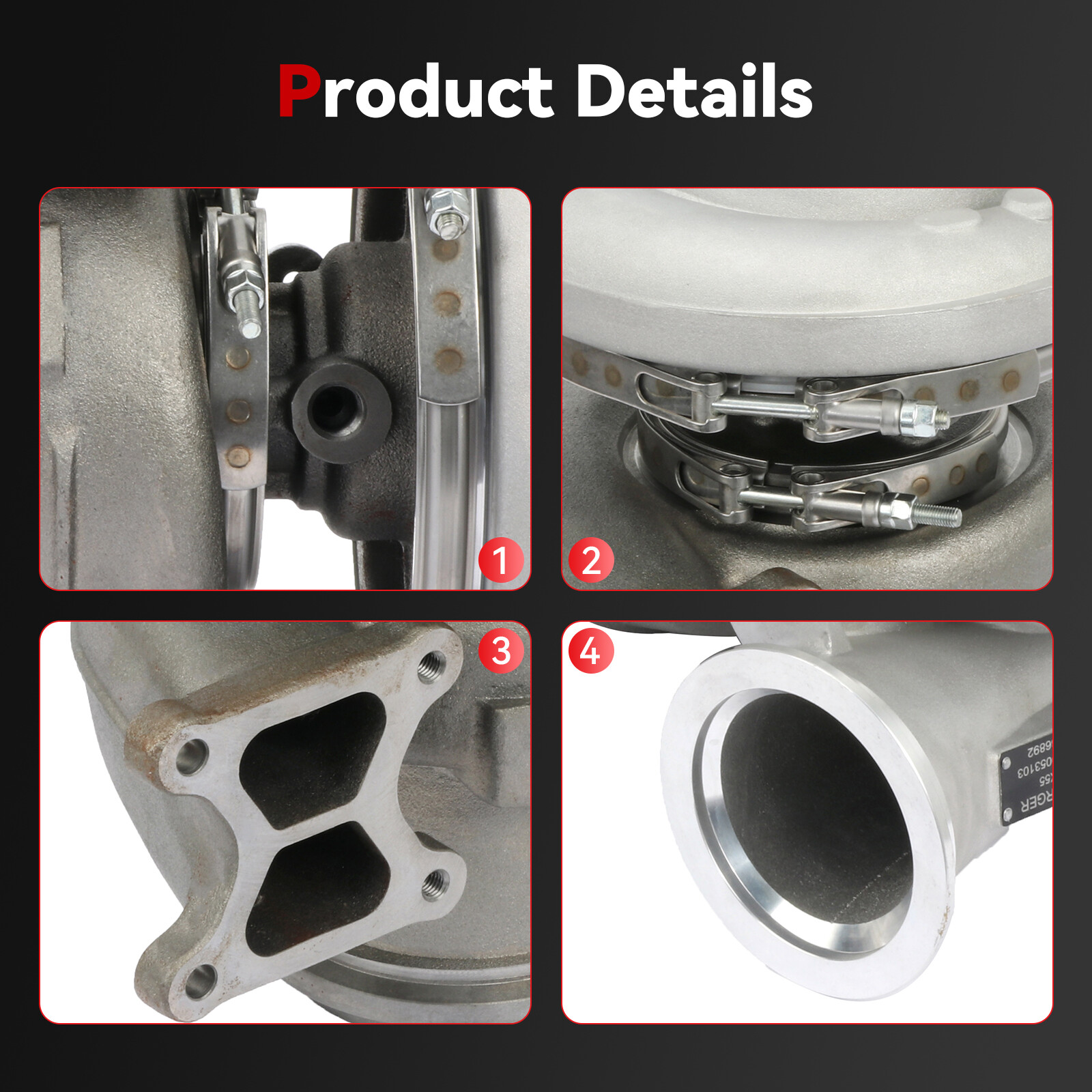 メル24400ページ HX55 New Turbocharger Turbo fits Freightliner 2004-2011