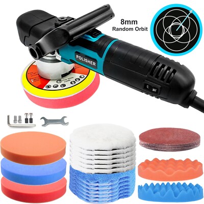 Dual Action Car Polisher Buffer Sander Orbital DA Polishing Machine Electric 6''
