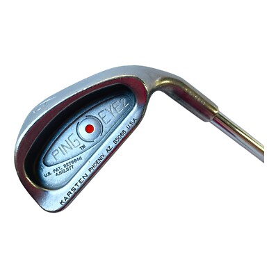 Ping Eye 2 Orange Dot 6 Iron Karsten Steel Shaft Lamkin Grip Right-Handed 37.5''