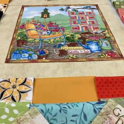 Quilts In My Garden-Pre-cut Quilt Kit (oldie But Goodie Back At Customer s Req)