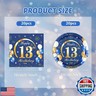 Happy Birthday Decorations for Boys13 Year Old Party Decorations Disposable Tableware Include 13th Birthday Plates and Napkins for Official Teenager 13th Birthday Party