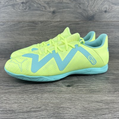 Puma Men s Shoes Size 11 Future Play IT Indoor Soccer Yellow Blue 107193
