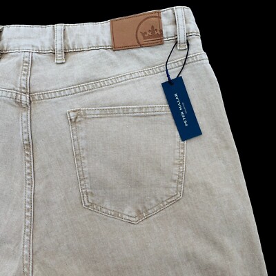 Peter Millar Collection Sand Washed Soft Five Pocket Denim Jeans Pants 34x34