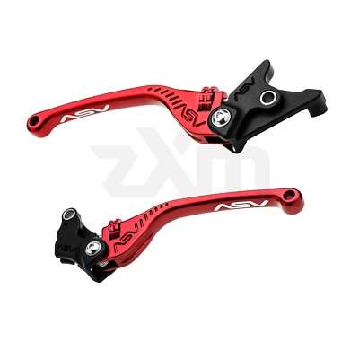 2004-2008 Triumph Speed Triple ASV Inventions F3 Series Brake & Clutch Lever Red