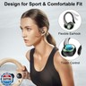 Wireless Earbuds, Bluetooth 5.4 Headphones Sports, 50H Playback Over-Ear buds with ENC Noise Cancelling Mic, Deep Bass Fitness Earphones with Earhooks, IP7 Waterproof Headset for Running Workout Gym