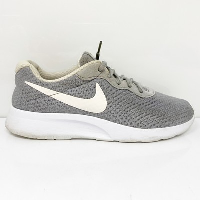 Кроссовки для бега Nike Womens Tanjun 812655-010 серые, размер 8,5, Серый, Tanjun