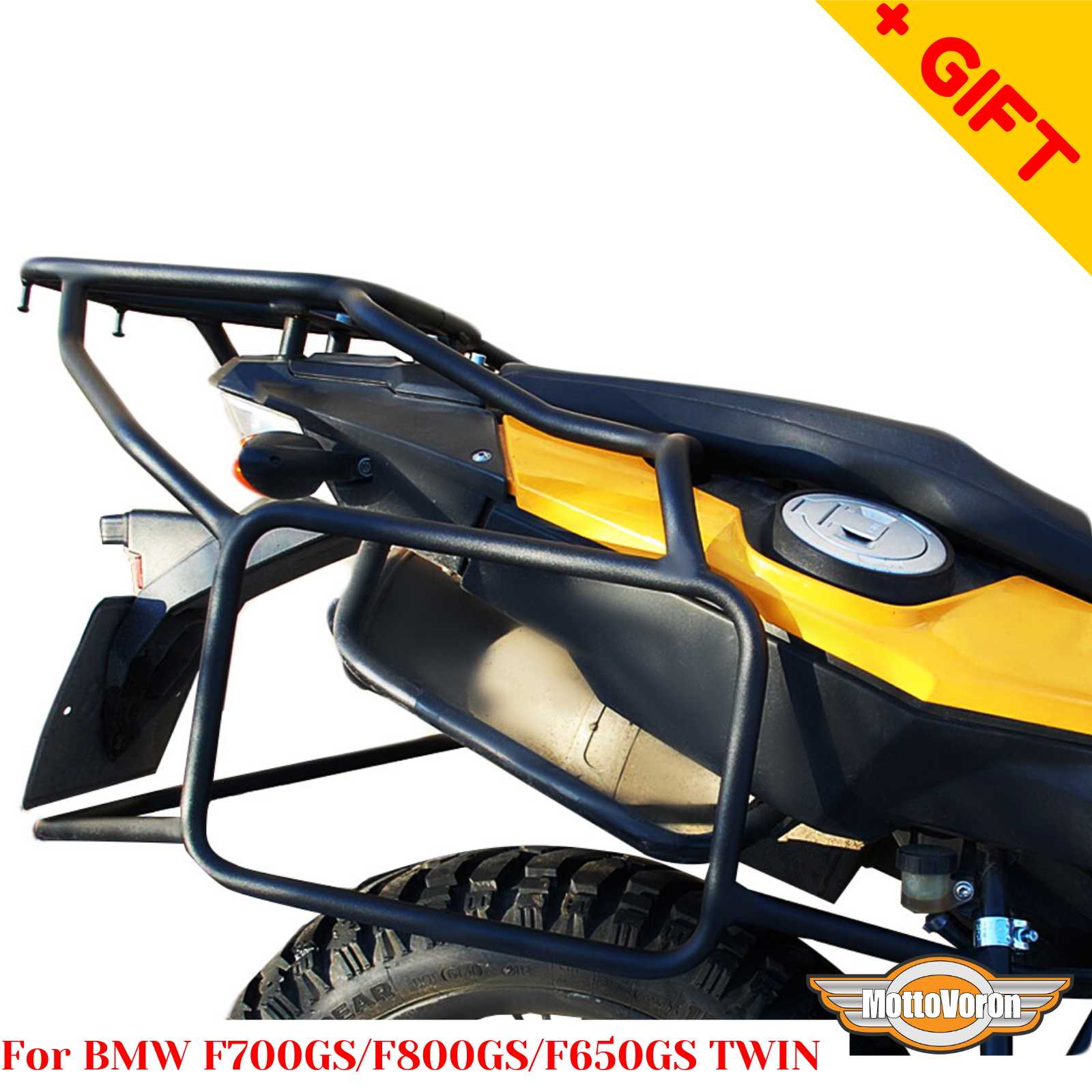 BMW F800GS F700GS F650GS Twin Multifunctional Luggage Rack System 