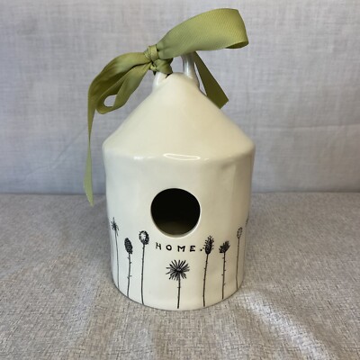 Rae Dunn Magenta M Studios Exclusive Round HOME Birdhouse Wildflower 21 Stems
