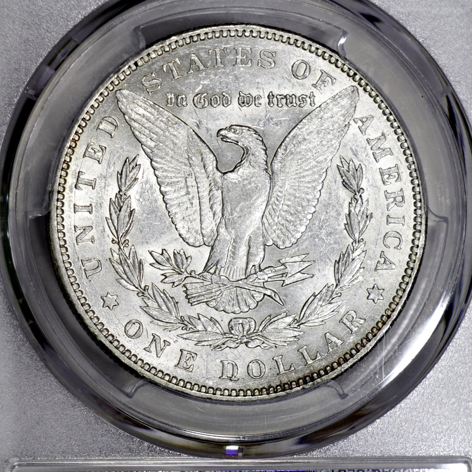 1887-P AU55 VAM-1A Donkey Tail Morgan Silver Dollar $1, PCGS Graded VAM!