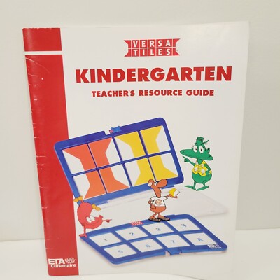 Kindergarten Teacher's Resource Guide ETA Cuisenaire VersaTiles CLEAN