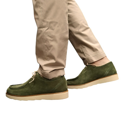 Scarpa uomo EXTON in vero camoscio artigianale (acquistare un numero in meno)