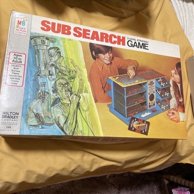 Vintage 1973 Milton Bradley MB Sub Search 3 Level Board Game Complete NEW RARE
