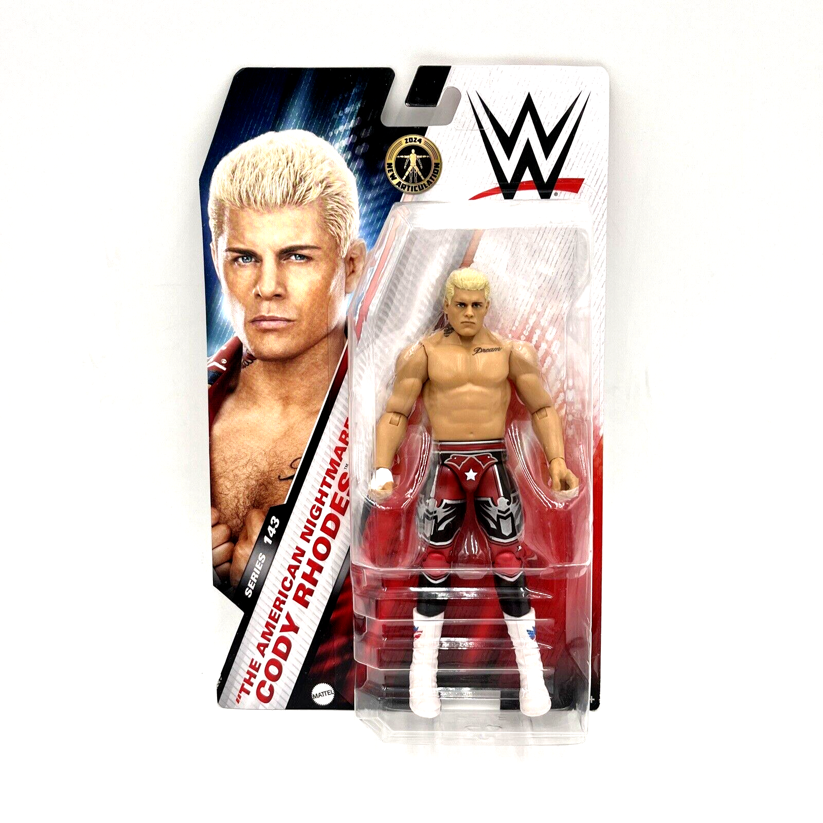 WWE Cody Rhodes Series 143 Wrestling Figure American