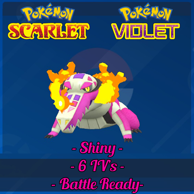 Shiny Skeledirge 6IV Throat Spray Battle Ready Pokemon