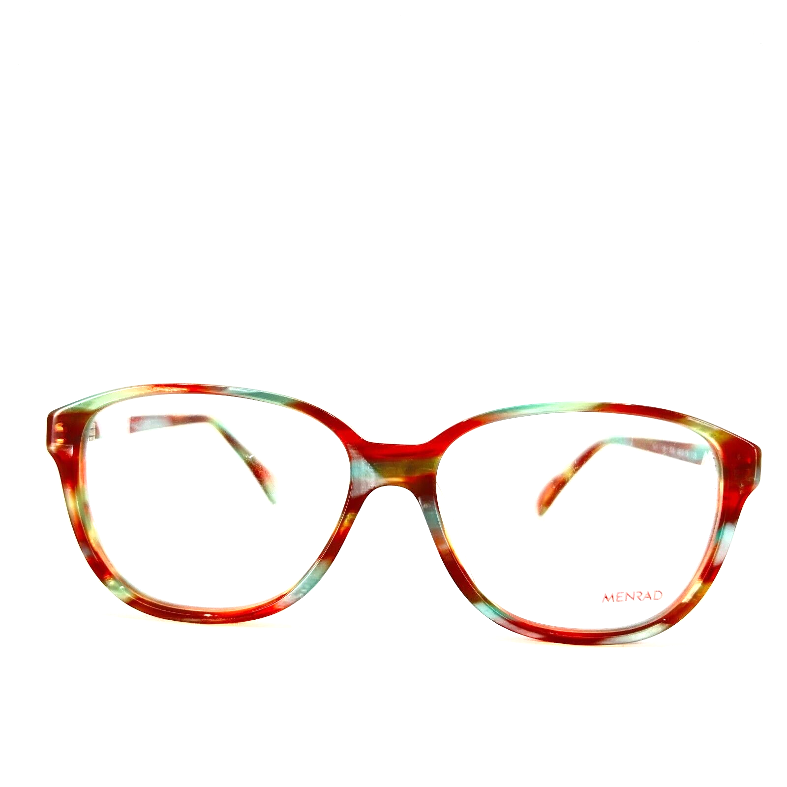 Menrad Eyeglasses Mod. 1106 635 Red Multicolor Square Frames 54[]15 135 mm