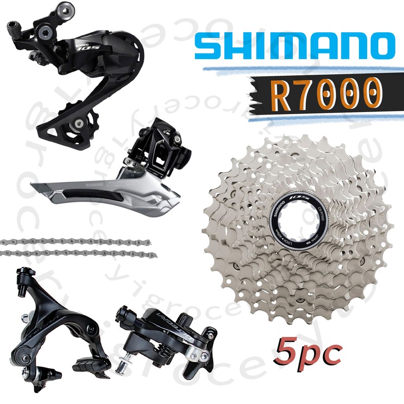 New Shimano 105 R7000 5pcs Groupset 11speed w/ Brake Caliper