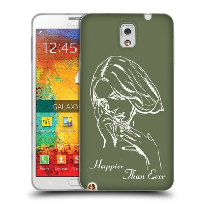 OFFICIAL BILLIE EILISH HAPPIER THAN EVER SOFT GEL CASE FOR SAMSUNG PHONES 2