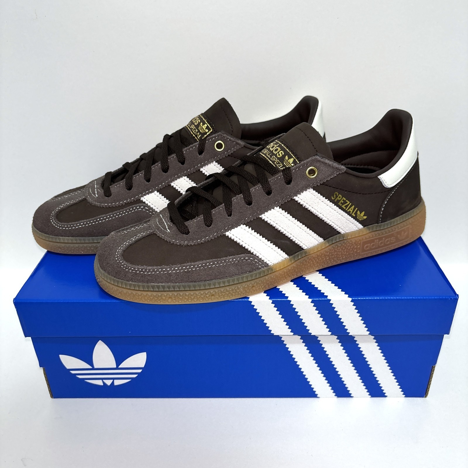 adidas Originals HANDBALL SPEZIAL SHOES KJ3530 Dark Brown / Off