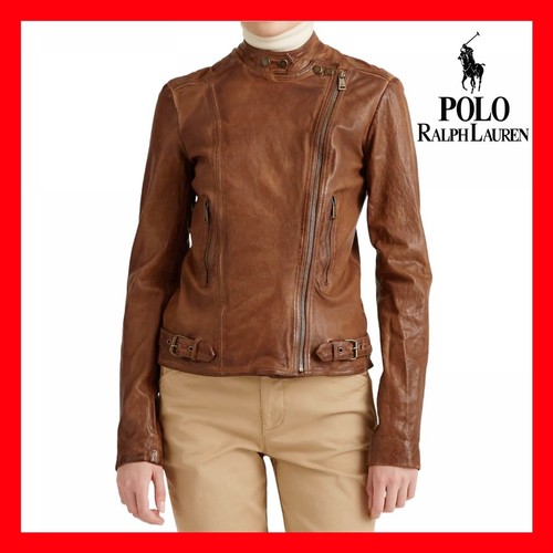 ジャケット・アウター Polo Ralph Lauren Lamb Leather Jacket Full-Zip Lambskin Polo Ralph Lauren Men's Leather Jacket