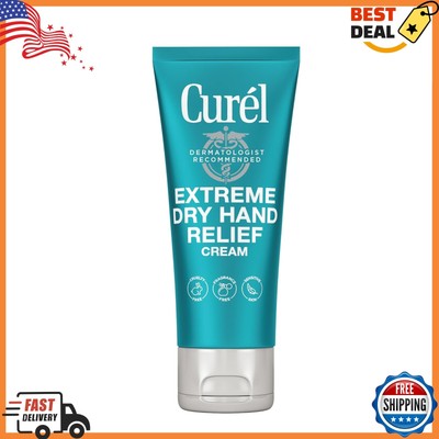Curel Extreme Dry Hand Dryness Relief, Travel Size Hand Cream, 3 Ounces